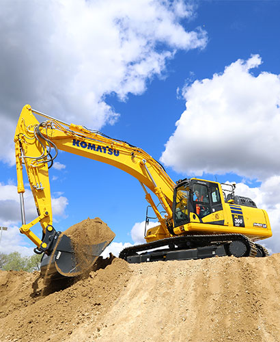 Komatsu PC210, PC290 ve PC360 Paletli Ekskavatörler, Avantajlarıyla Kazandırıyor!